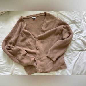 American Eagle Outfitters Taupe Cardigan